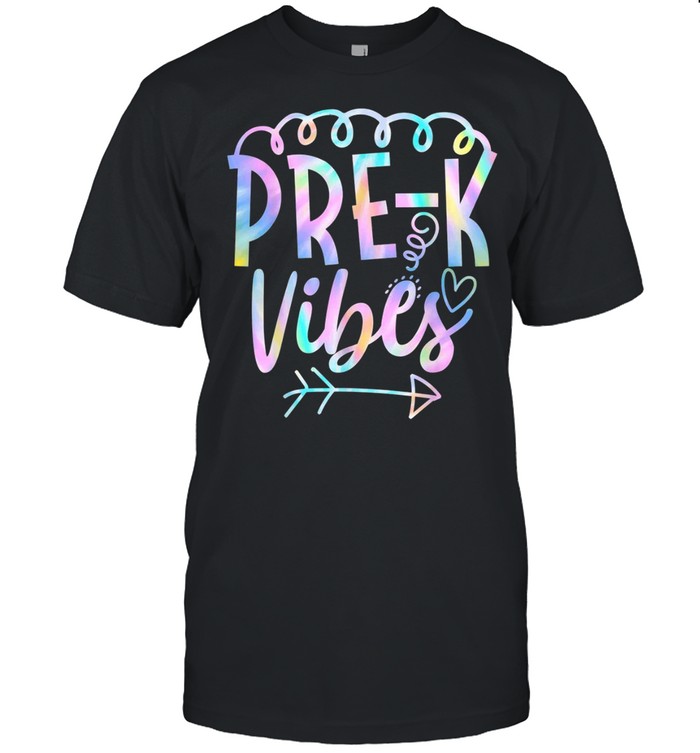 Prek Vibes Back To School Tie Dye Teacher Student shirt Classic Men's T-shirt