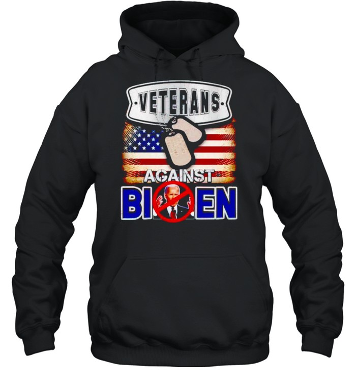 Veterans against Biden shirt Unisex Hoodie