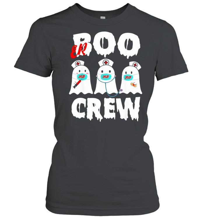 Boo Boo Crew Nurse Halloween Nurses RN LPN CNA Ghost shirt Classic Women's T-shirt