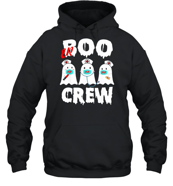 Boo Boo Crew Nurse Halloween Nurses RN LPN CNA Ghost shirt Unisex Hoodie