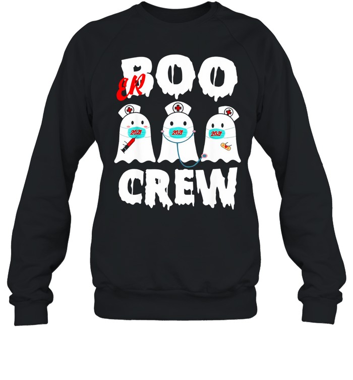 Boo Boo Crew Nurse Halloween Nurses RN LPN CNA Ghost shirt Unisex Sweatshirt