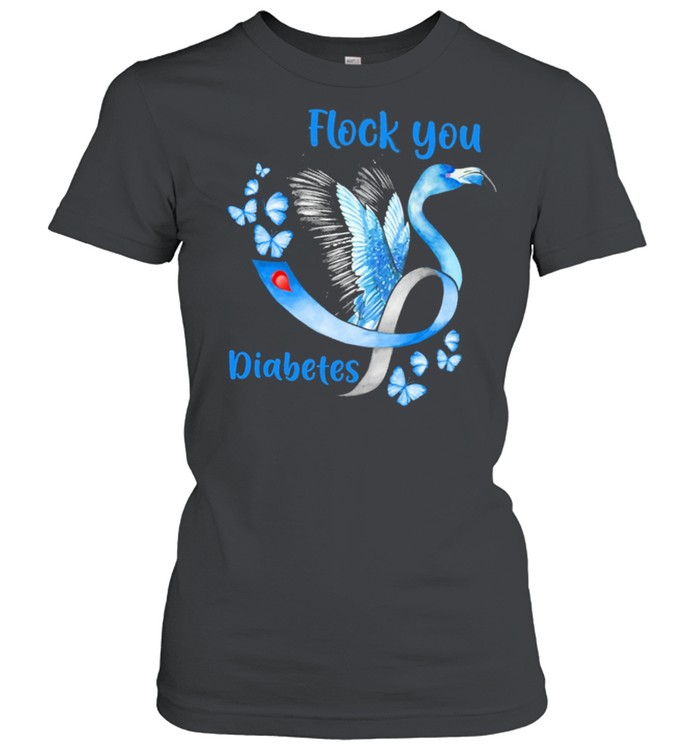 Flamingo Flock You Diabetes shirt Classic Women's T-shirt