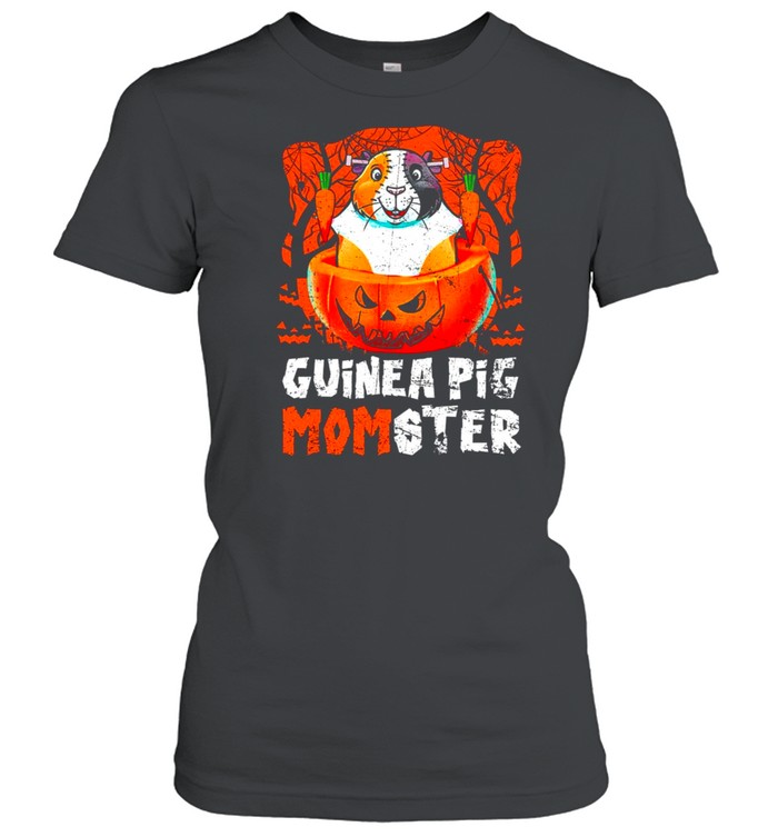 Guinea Pig Momster Monster Pumpkin Halloween 2021 shirt Classic Women's T-shirt