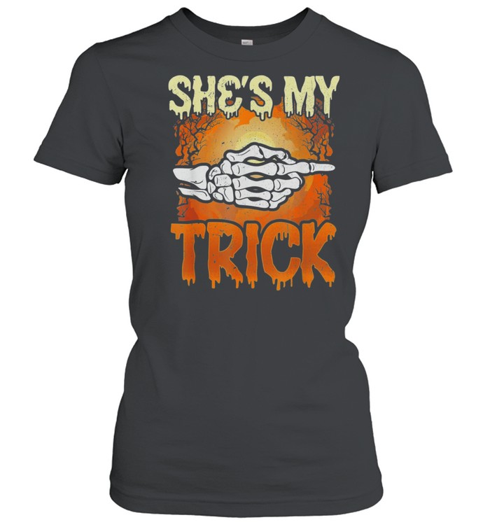 His Her Matching Halloween Costume Halloween 2021 shirt Classic Women's T-shirt