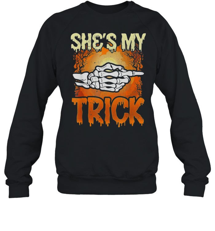 His Her Matching Halloween Costume Halloween 2021 shirt Unisex Sweatshirt