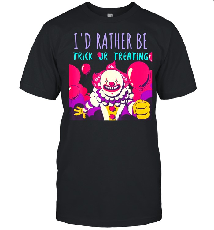 I’d Rather Be Trick Or Treating Adult– Halloween shirt Classic Men's T-shirt