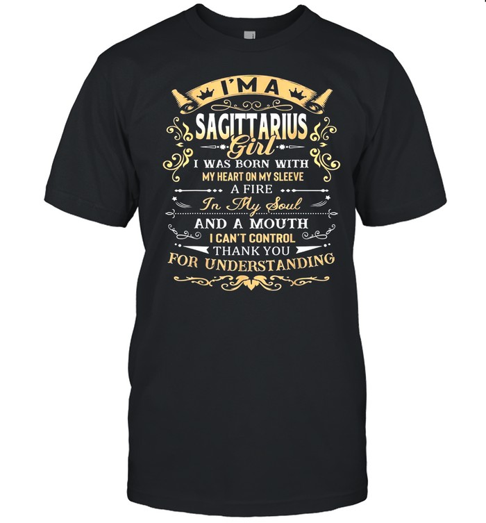 I’m A Sagittarius Girl Sagittarius Birthday shirt Classic Men's T-shirt