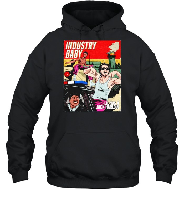 Industry baby Lil Nas x Jack Harlow comic shirt Unisex Hoodie