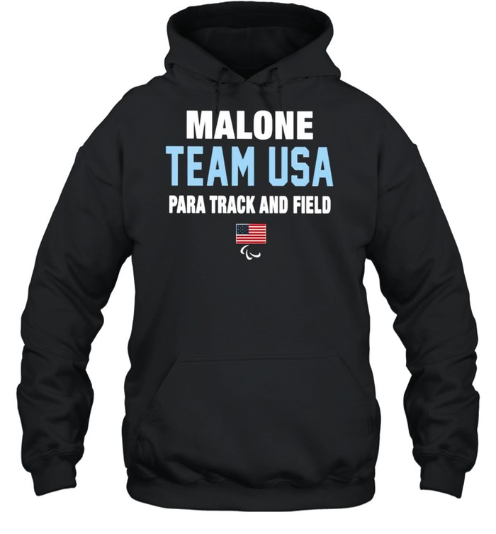 Malone team USA Para track and field shirt Unisex Hoodie