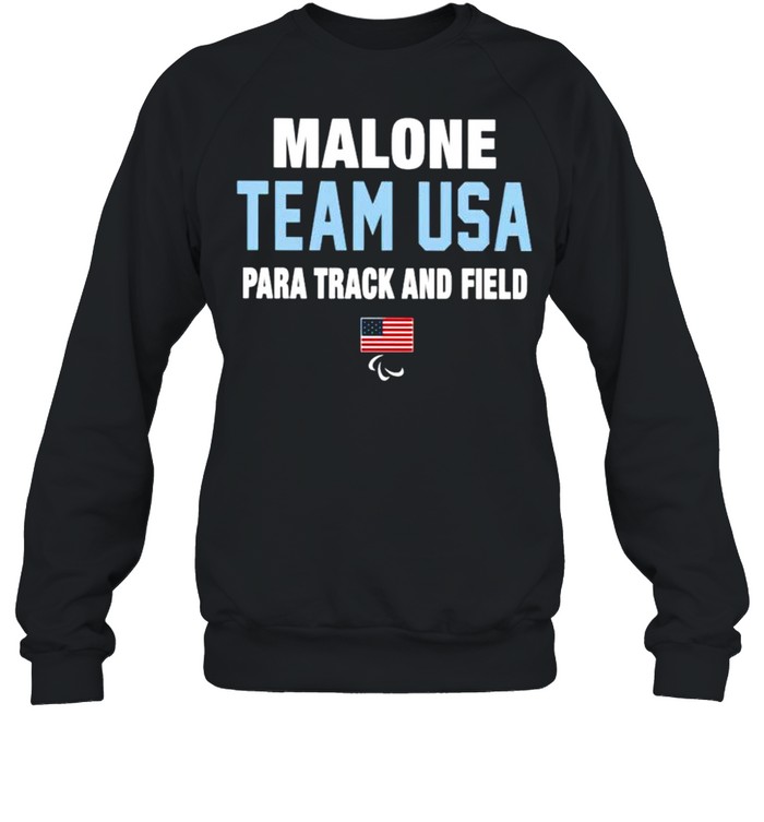 Malone team USA Para track and field shirt Unisex Sweatshirt