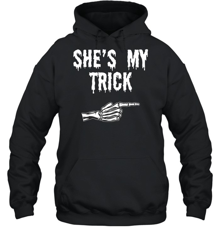 Mens His Her Matching Halloween Costume Couples shirt Unisex Hoodie