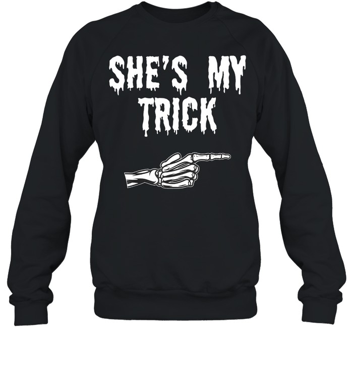 Mens His Her Matching Halloween Costume Couples shirt Unisex Sweatshirt