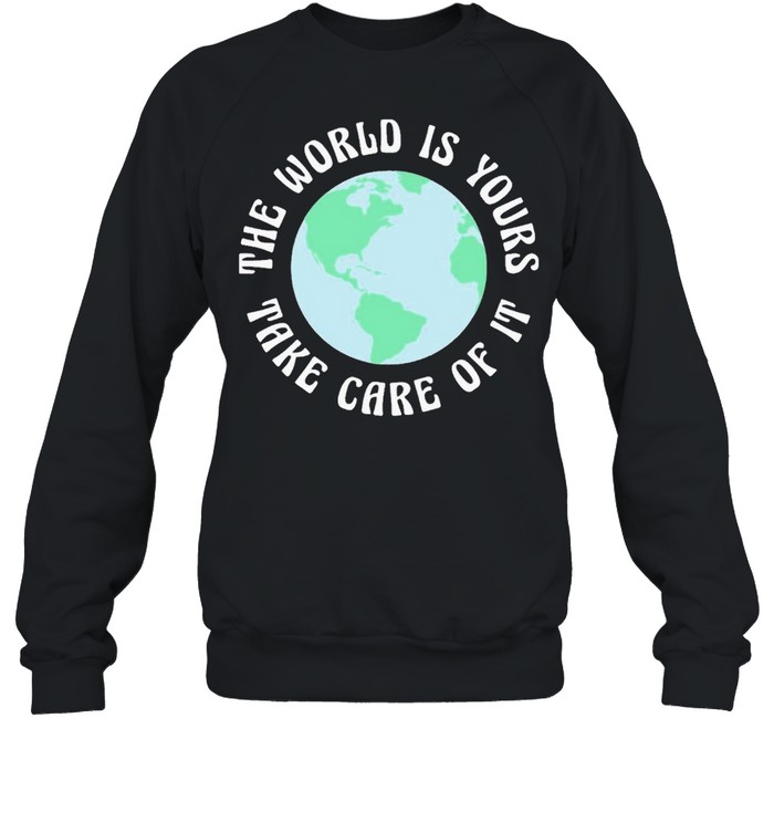 mother earth talentless talentless estd 1983 the world is yours take cake of it black hooded shirt Unisex Sweatshirt