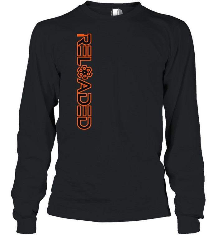 new reloaded orange halloween shirt Long Sleeved T-shirt