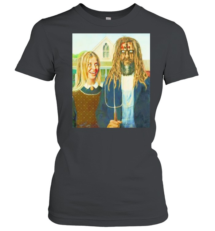 Rob and Wife Zombie Halloween shirt Classic Women's T-shirt