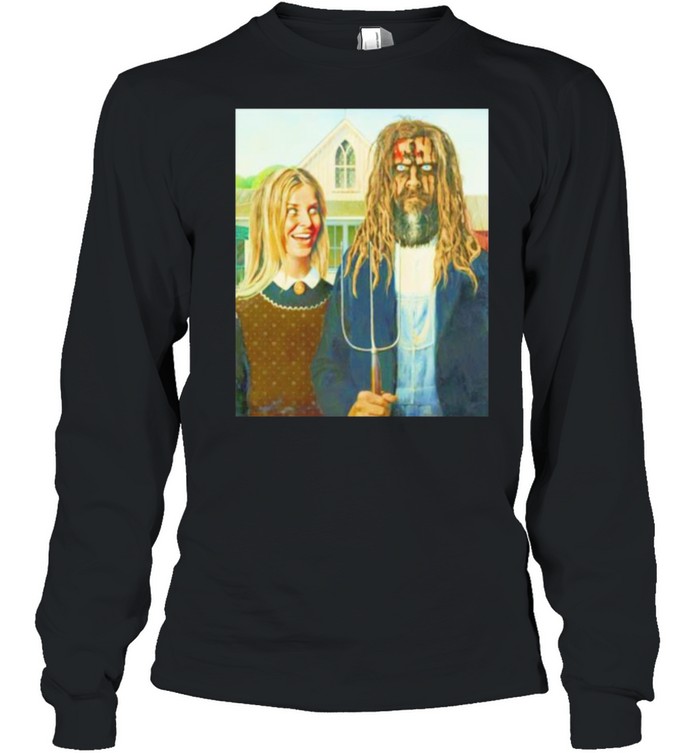 Rob and Wife Zombie Halloween shirt Long Sleeved T-shirt