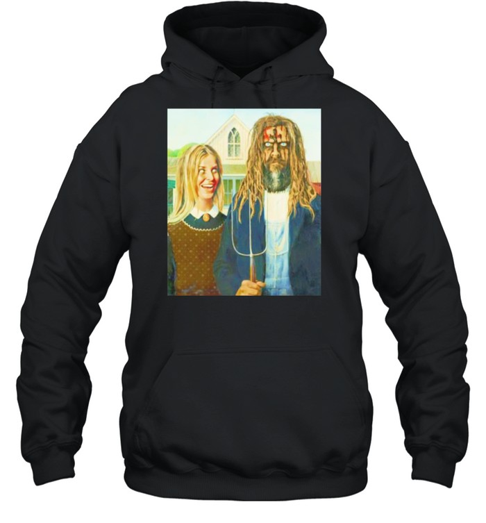 Rob and Wife Zombie Halloween shirt Unisex Hoodie