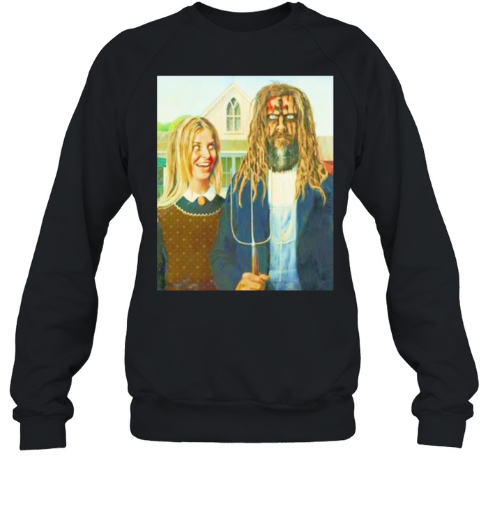 Rob and Wife Zombie Halloween shirt Unisex Sweatshirt