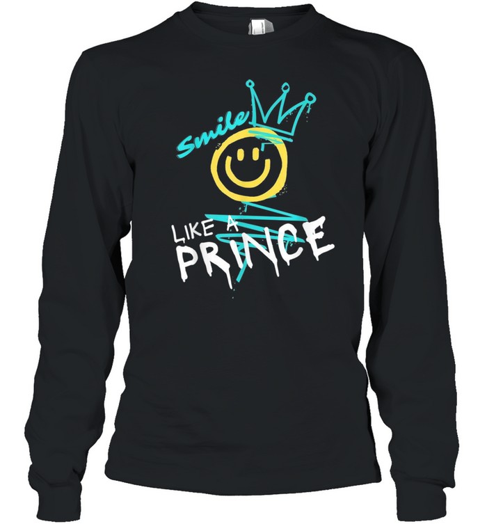 Smile Like A Prince Prince Princess Royal shirt Long Sleeved T-shirt
