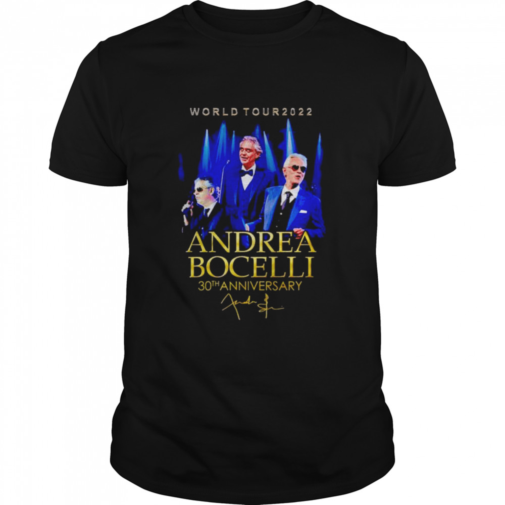 Andrea Bocelli world tour 2022 30th Anniversary shirt Classic Men's T-shirt