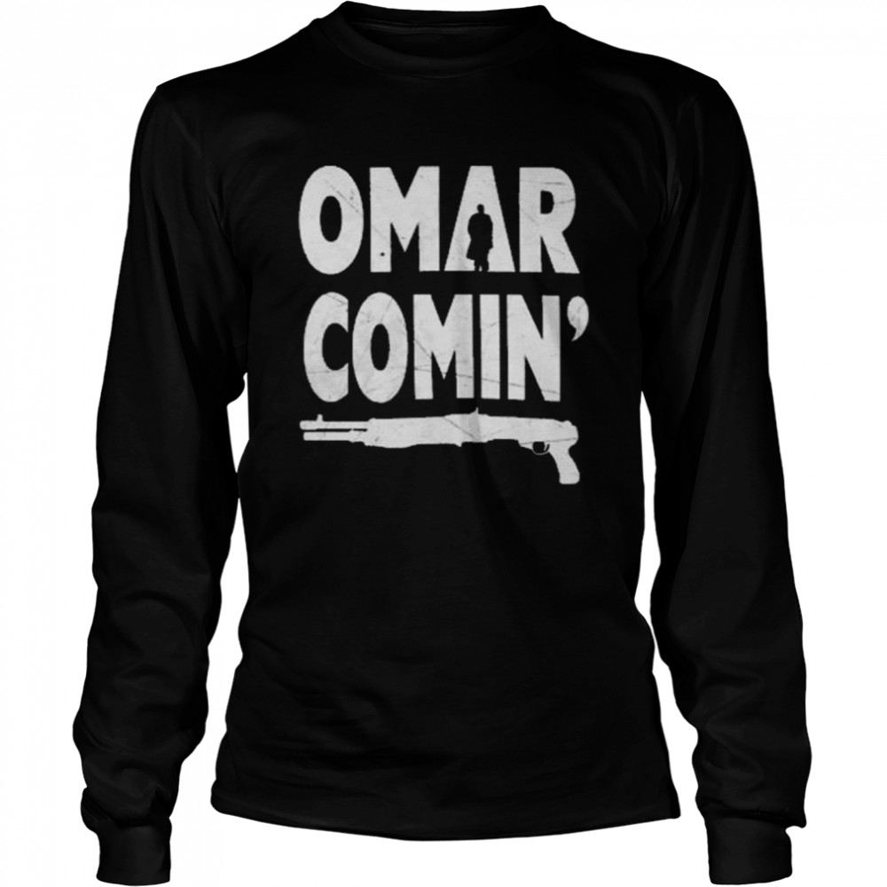 Michael K Williams Omar Comin’ shirt Long Sleeved T-shirt