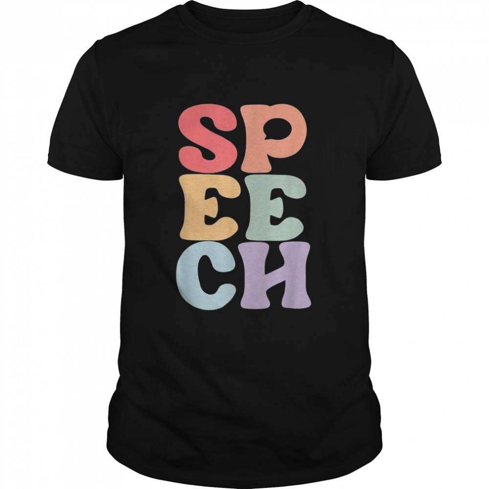 Speech Language Pathologist Speech Therapy shirt Classic Men's T-shirt