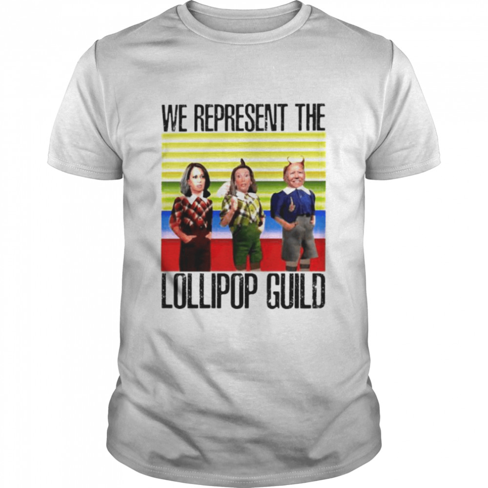 Biden Harris we represent the lollipop guild shirt
