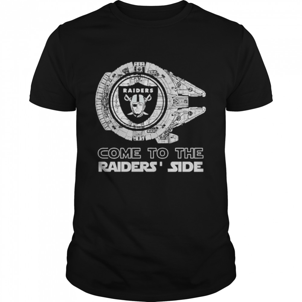 Come to the Las Vegas Raiders’ Side Star Wars Millennium Falcon shirt Classic Men's T-shirt