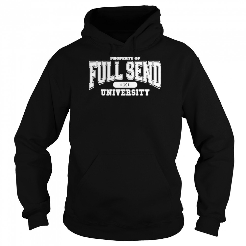 Full send university hoodie new arrivals