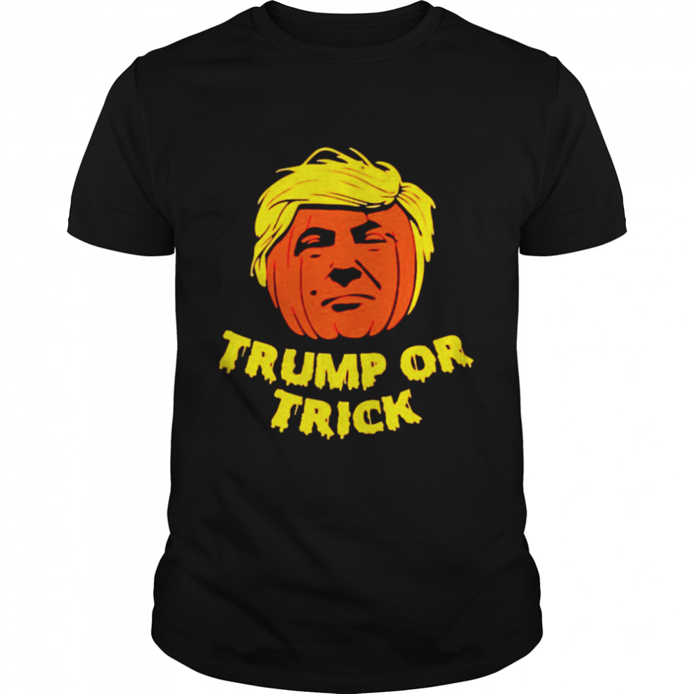Pumpkin Trump or trick Halloween shirt Classic Men's T-shirt