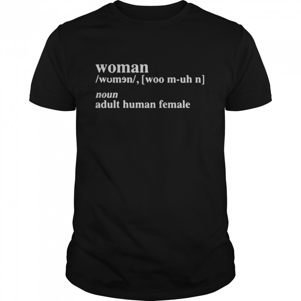 Woman noun adult human female shirt