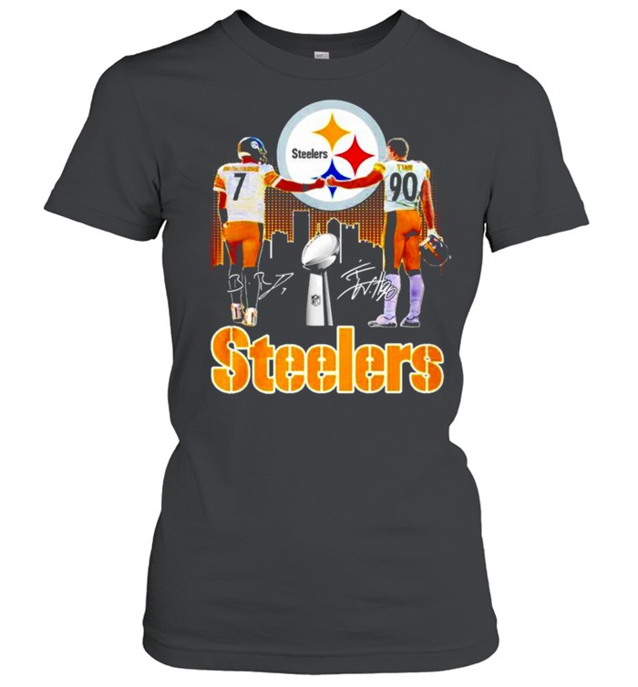 Ben Roethlisberger and T. J. Watt Pittsburgh Steelers signatures shirt Classic Women's T-shirt