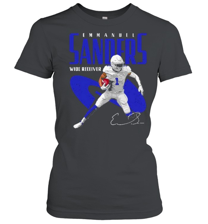 Emmanuel Sanders Wide Receiver Buffalo Football signature shirt Classic Women's T-shirt