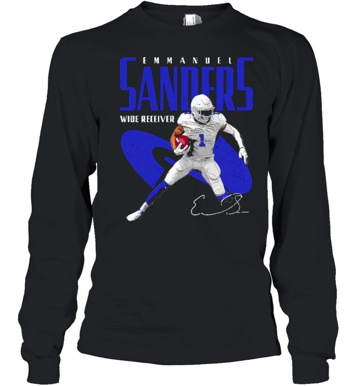 Emmanuel Sanders Wide Receiver Buffalo Football signature shirt Long Sleeved T-shirt