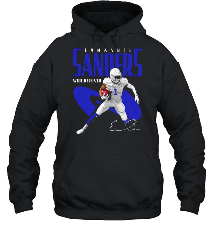 Emmanuel Sanders Wide Receiver Buffalo Football signature shirt Unisex Hoodie