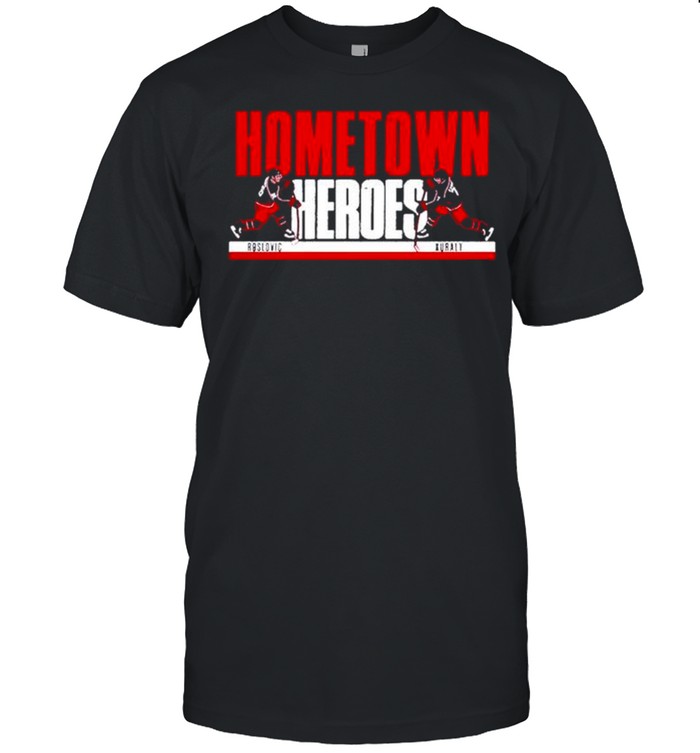 Sean Kuraly and Jack Roslovic Hometown Heroes Columbus Blue Jackets shirt Classic Men's T-shirt