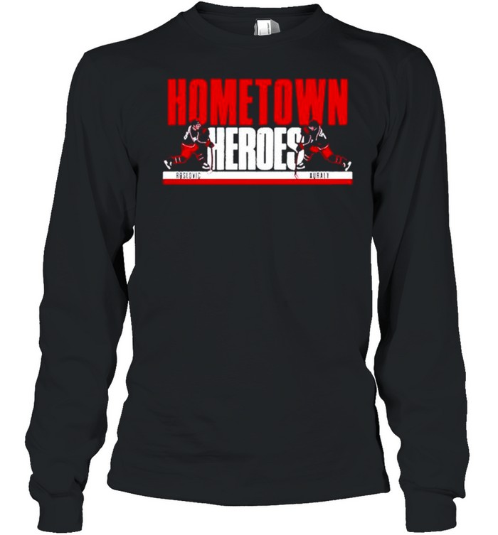 Sean Kuraly and Jack Roslovic Hometown Heroes Columbus Blue Jackets shirt Long Sleeved T-shirt