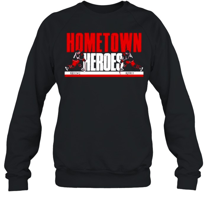 Sean Kuraly and Jack Roslovic Hometown Heroes Columbus Blue Jackets shirt Unisex Sweatshirt