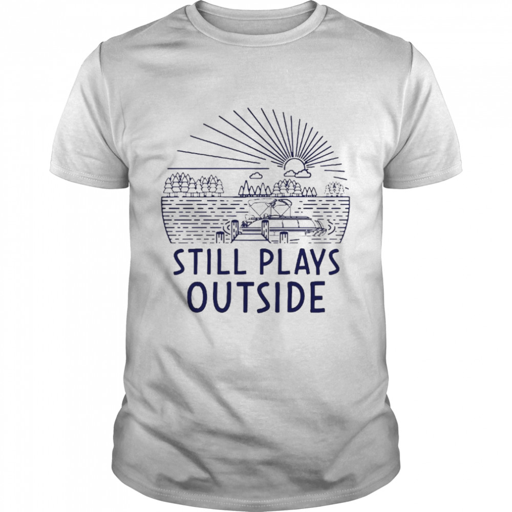 Pontoon Still Plays Outside T-shirt Classic Men's T-shirt