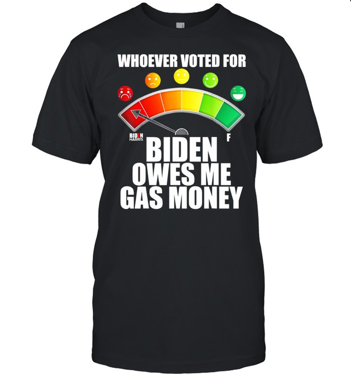 Anti Biden Owes Me Gas Money Pro America Republicans shirt Classic Men's T-shirt