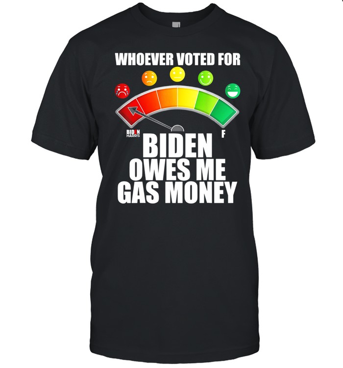 Anti Biden Owes Me Gas Money Pro America Republicans shirt