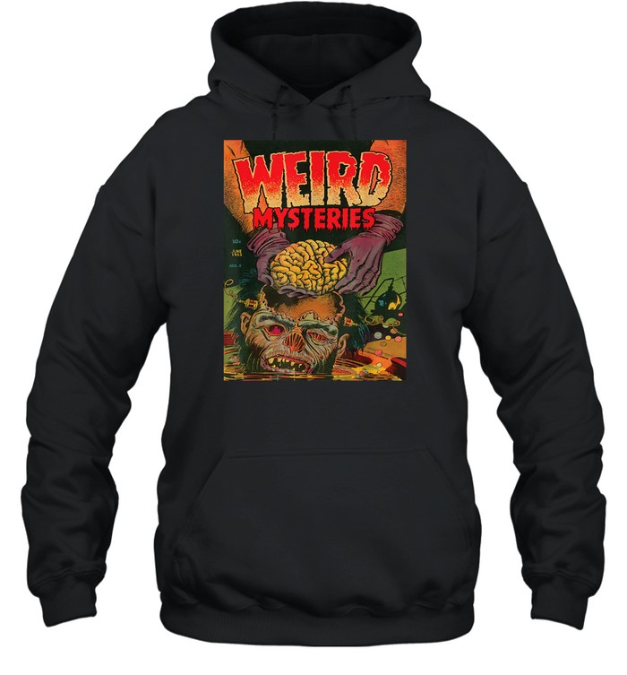 Zombie Halloween Horror Vintage Comic Book Retro Scary shirt Unisex Hoodie