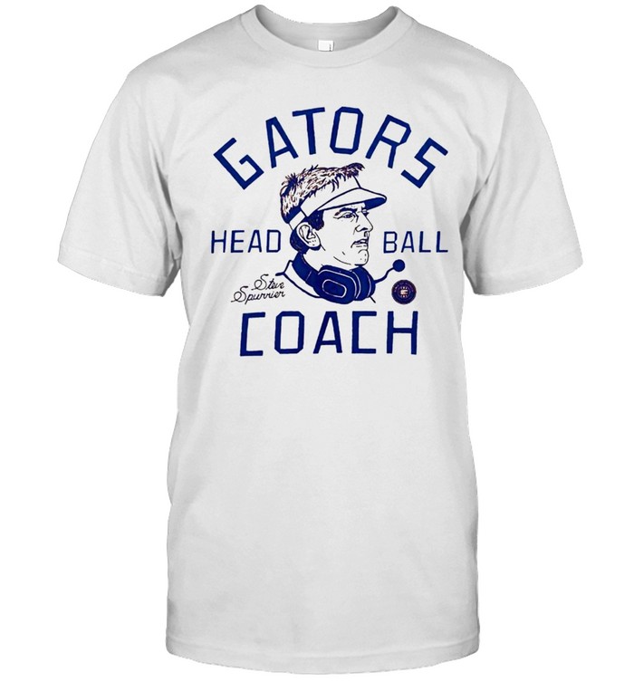 Florida Gators coach Steve Spurrier head ball shirt