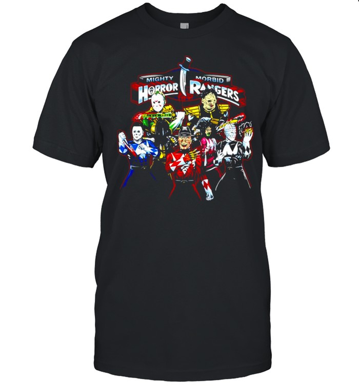 Mighty Morbid Horror Rangers Horror movie characters shirt Classic Men's T-shirt