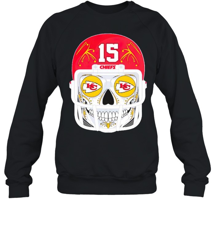 Sugar skull Chiefs Patrick Mahomes shirt Unisex Sweatshirt