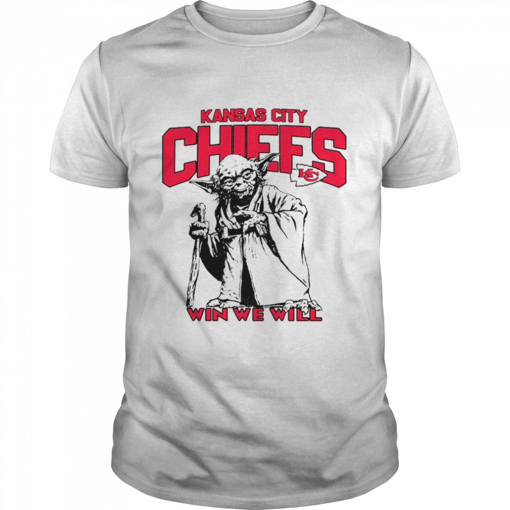 Men's Junk Food Heathered Gray Kansas City Chiefs Disney Star Wars Yoda Win  We Will T-Shirt