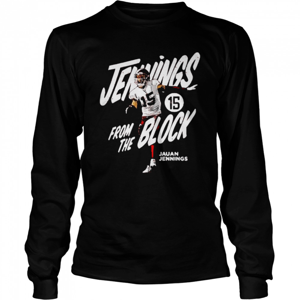 San Francisco 49ers Jauan Jennings from the block shirt Long Sleeved T-shirt