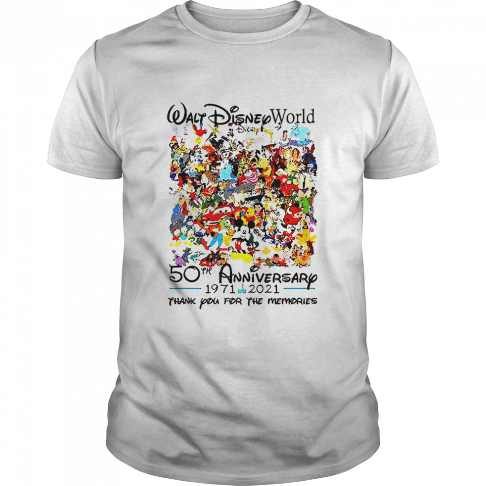 Walt Disney World 50th anniversary 1971-2021 thank You for the memories T-shirt Classic Men's T-shirt
