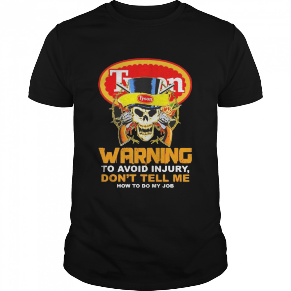 Tyson warning to avoid injury don’t tell me shirt Classic Men's T-shirt