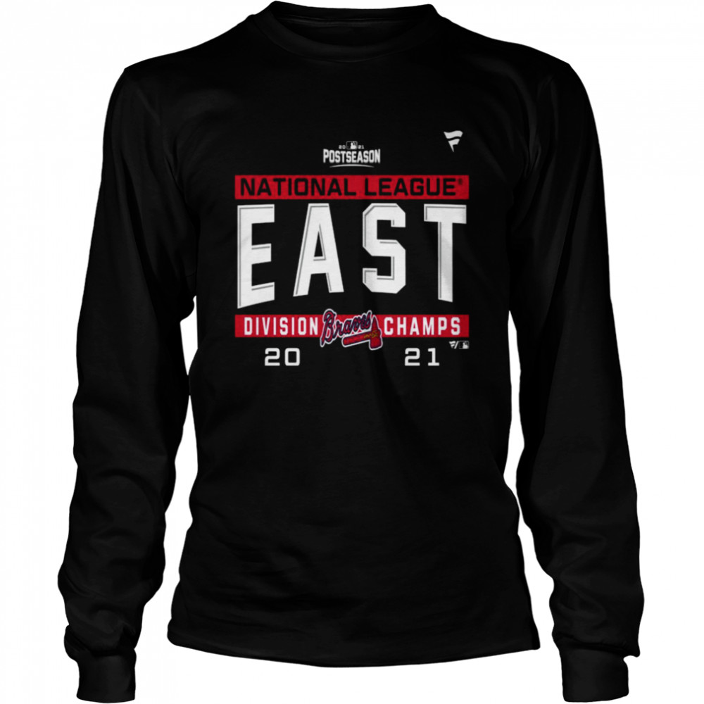 Atlanta Braves National League NL East Division Champions 2021 sport shirt Long Sleeved T-shirt